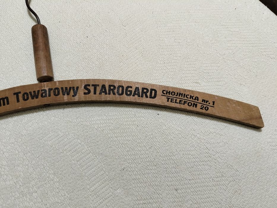 Starogard Gdański, stary wieszak reklama.