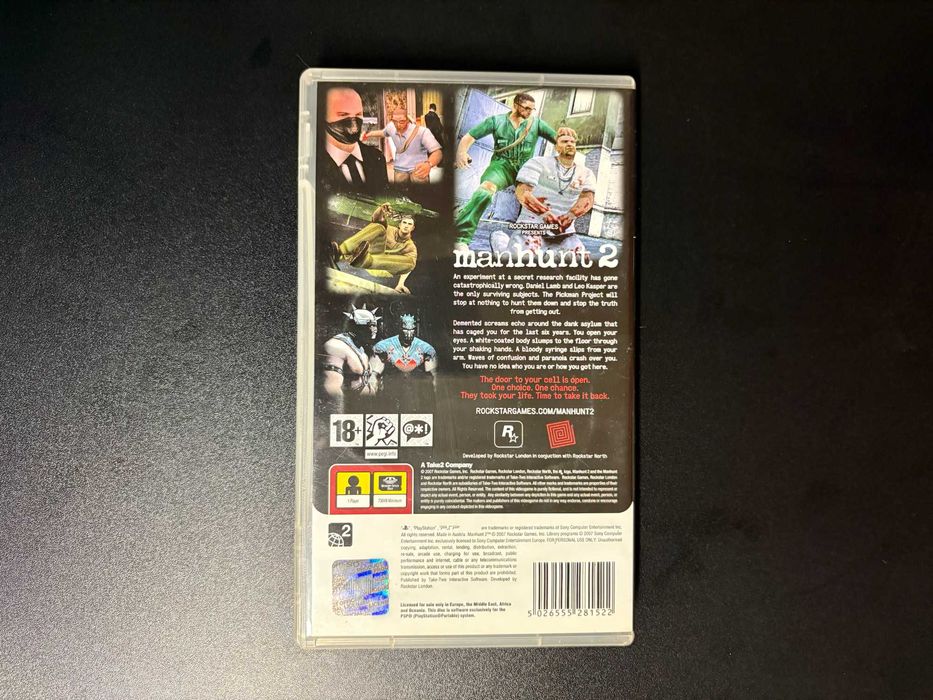 Manhunt 2 PSP || Portes Grátis ||