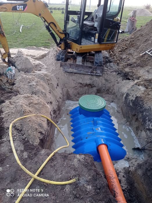 Minikoparka Roboty ziemne wiertnica młot