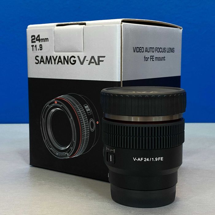 Samyang V-AF 24mm T1.9 (Sony FE) - NOVA - 5 ANOS DE GARANTIA