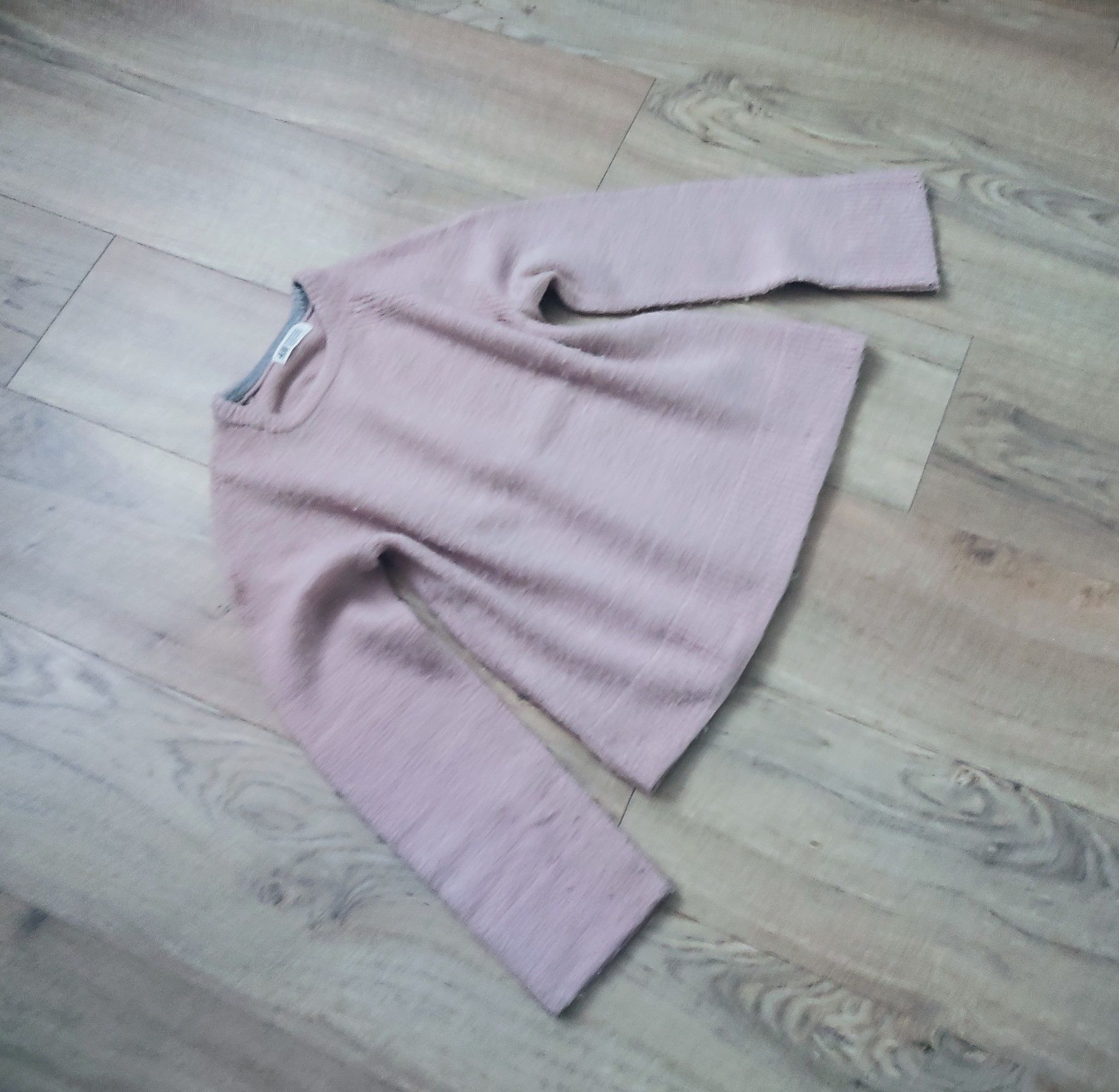 Sweter z wełną r.146/152, H&M