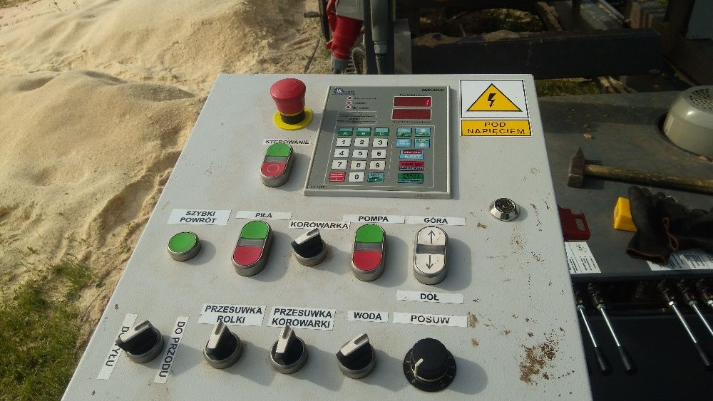 Trak Taśmowy Mobilny.Przecieranie drewna u Klienta.