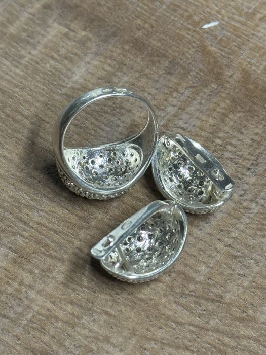 Комплект Сережки та кільце