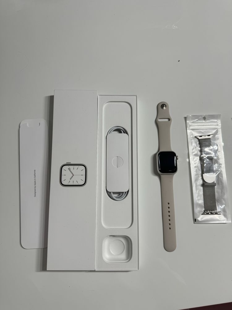 Apple watch 7  41 mm+ 2 paski