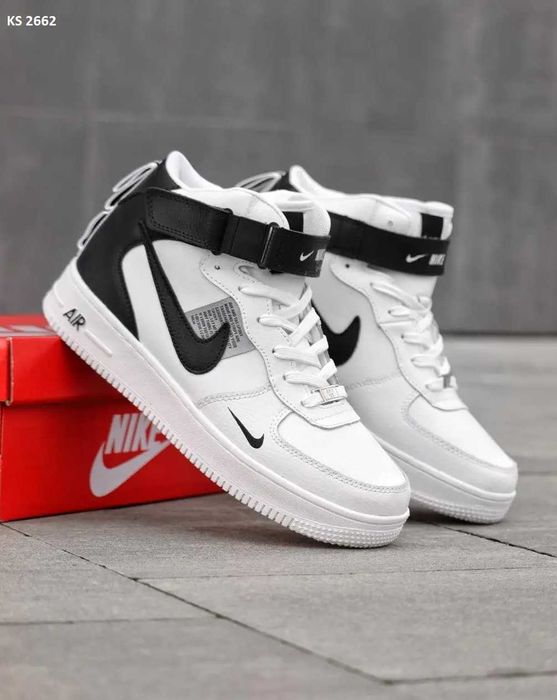Кросівки Nike Air Force 1 LV8 High White ЗИМА. Арт: KS 2662