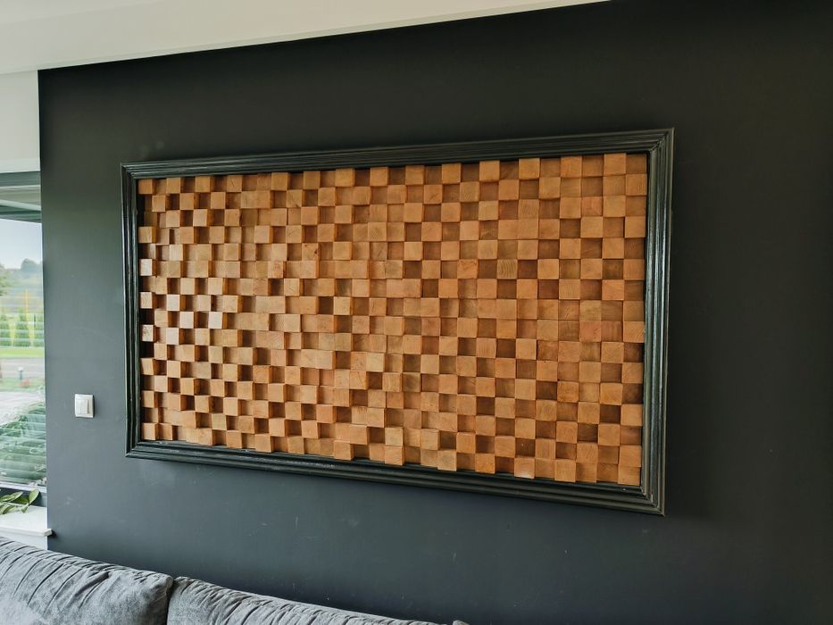 Obraz drewniany loft dekoracja na sciane
