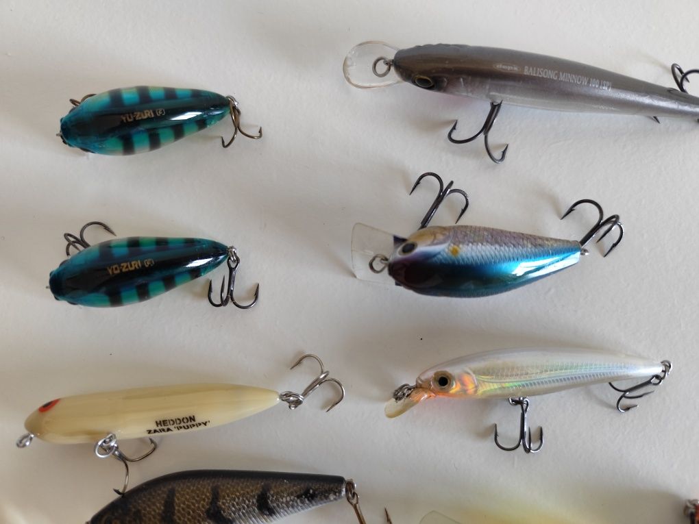 Amostras de pesca ao achigã e lucioperca