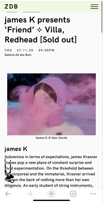 Bilhete James K