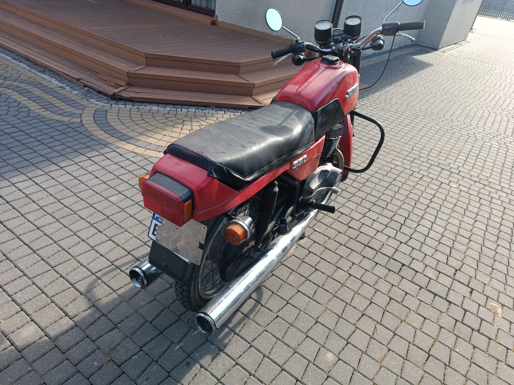 Jawa ts 350 zamiana zamienię motocykl quad cross prl auto bus itd