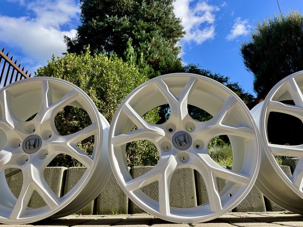 honda civic type r 19 5x120 et60 białe oz bbs type s