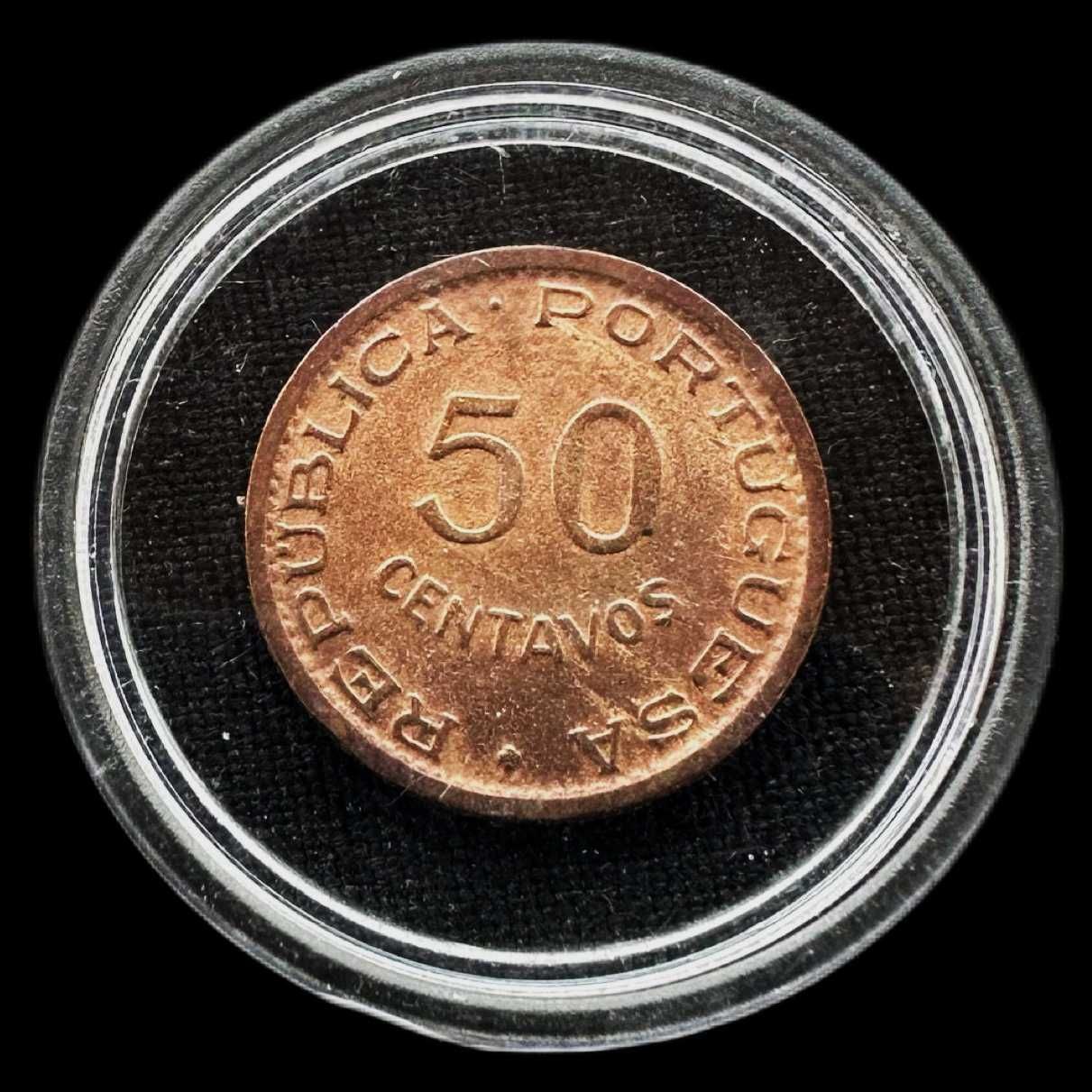 Moeda de 50 Centavos - 1955 - Angola