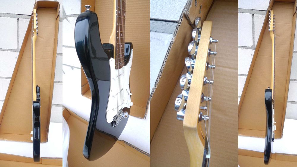 Gitara elektryczna SIOUX Vintage nowa Made in Indonesia + pokrowiec
