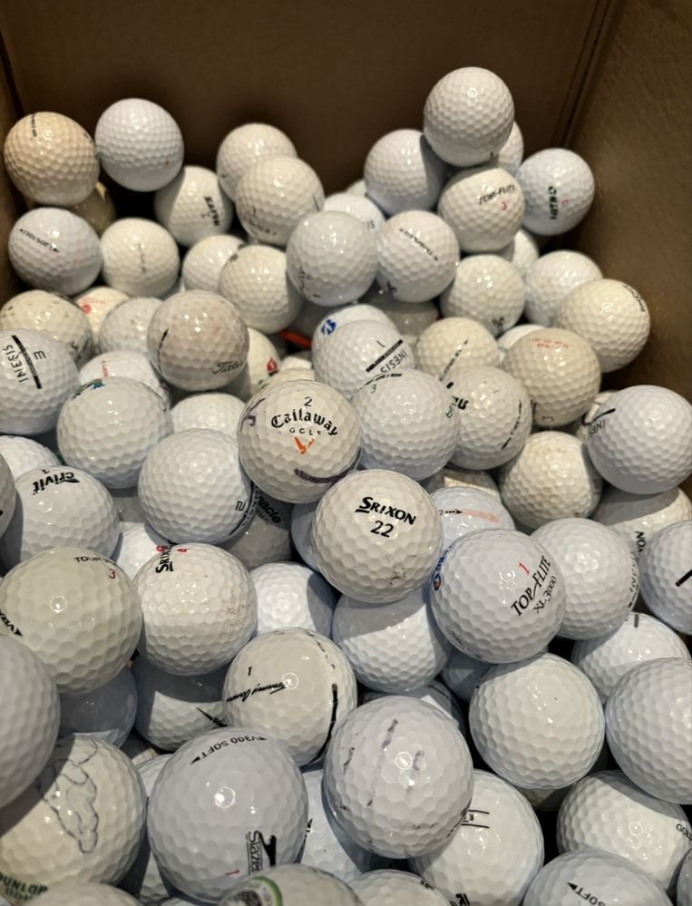 Piłki golfowe różnych firm 2,5 zl za sztuke