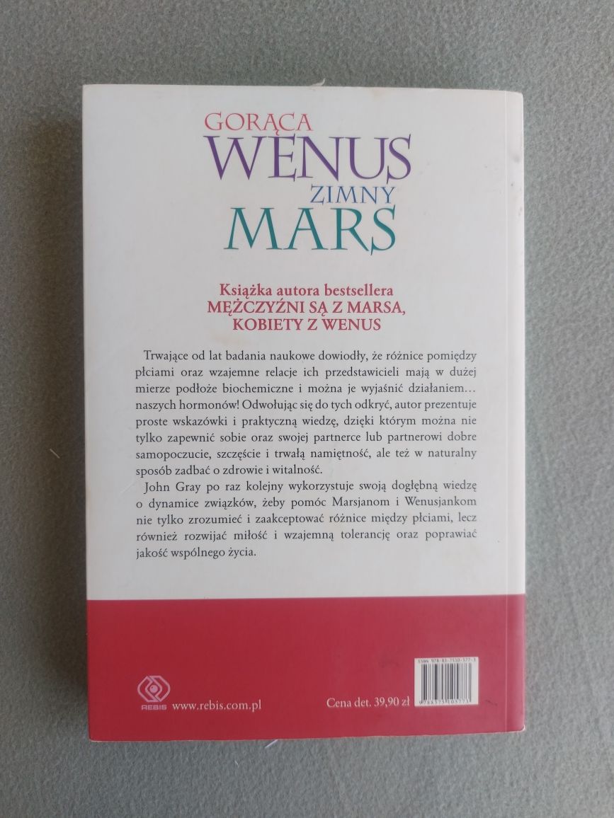 Gorąca Wenus zimny Mars John Gray