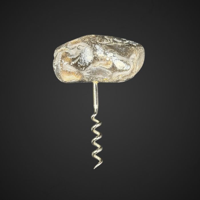 Korkociąg z uchwytem z kamienia naturalnego B51/102011