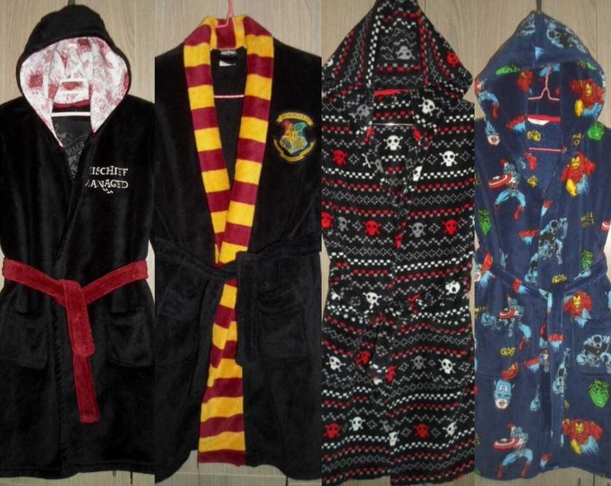 халат флисовый на 7-9 11-13 лет рост 122-134 140-158