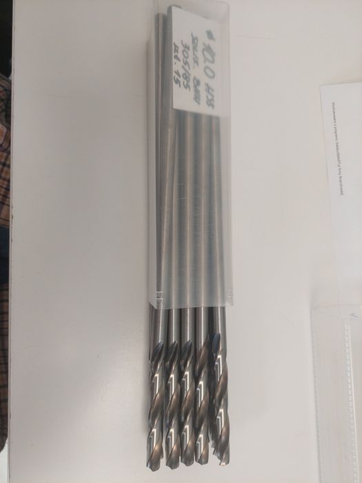Wiertła,wiertło HSS fi10, 305/85- sztuk 15