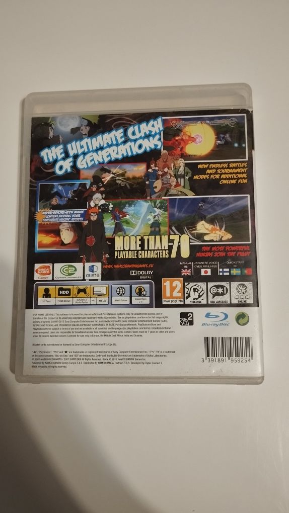 Naruto Shippuden Ultimate Ninja Storm Generations PS 3 Play Station 3