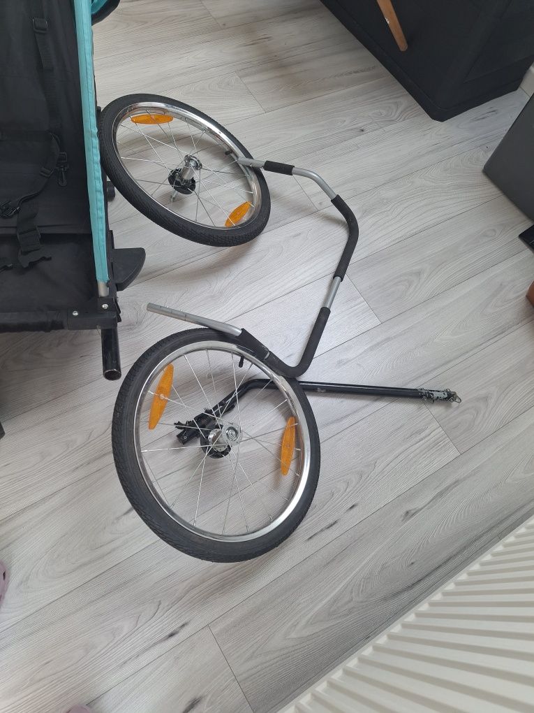 Przyczepka rowerowa dwuosobowa