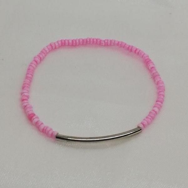 Pulseira Miss travessão  Prata - Ref.:pemtp18