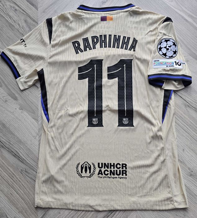 koszulka FC BARCELONA x KOBE wyjazd 25/26 RAPHINHA meczowa S M L slim!