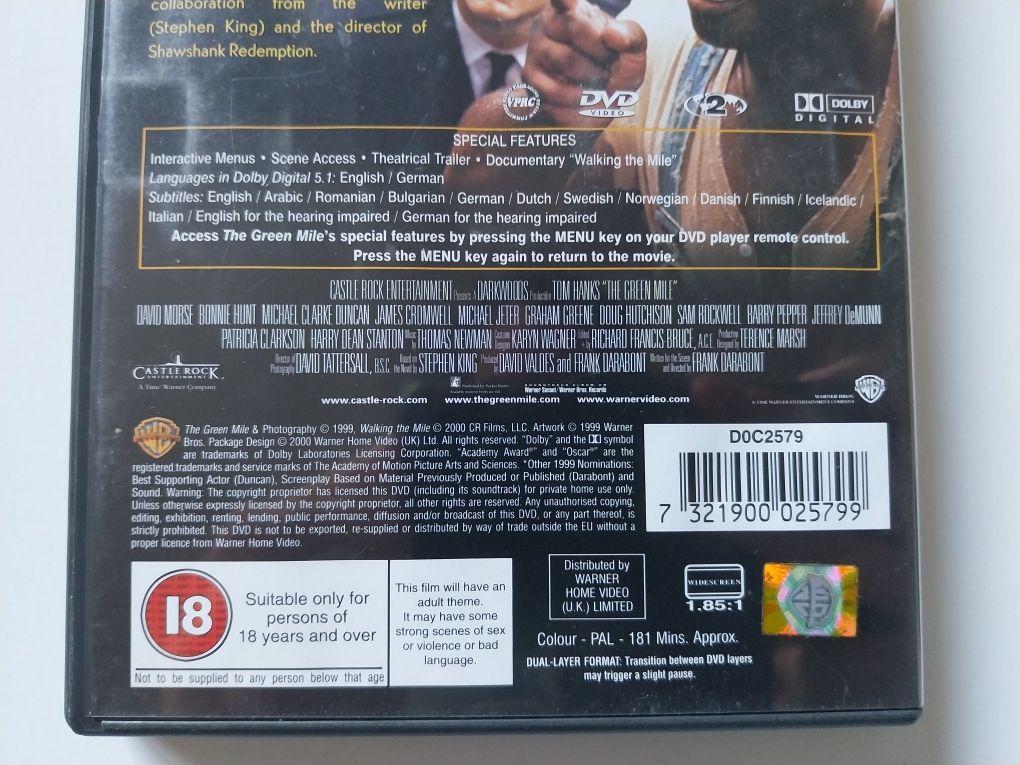 The Green Mile - de Frank Darabont, com Tom Hanks