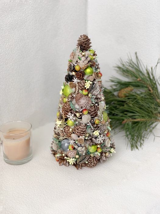 Декоративна новорічна ялинка.Подарунок новий рік,різдво,миколая