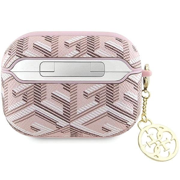 Etui Guess GCube Charm na AirPods Pro 2 - różowe