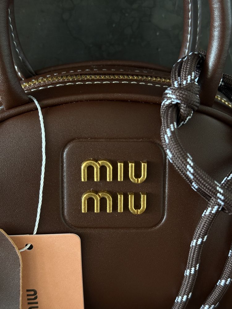 Сумка Miu Miu шкіра | коричнева