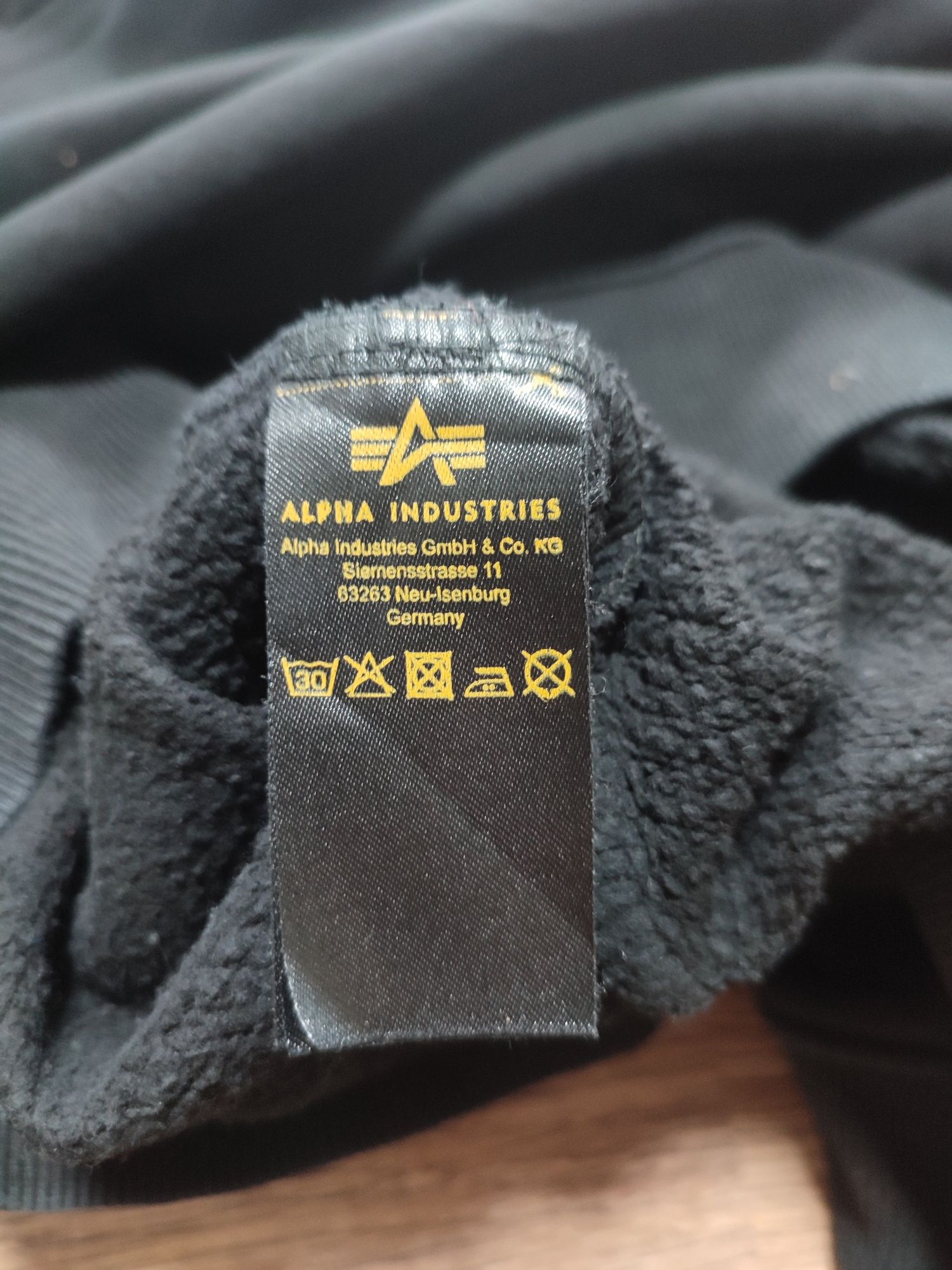 ALPHA INDUSTRIES кофта с лентой