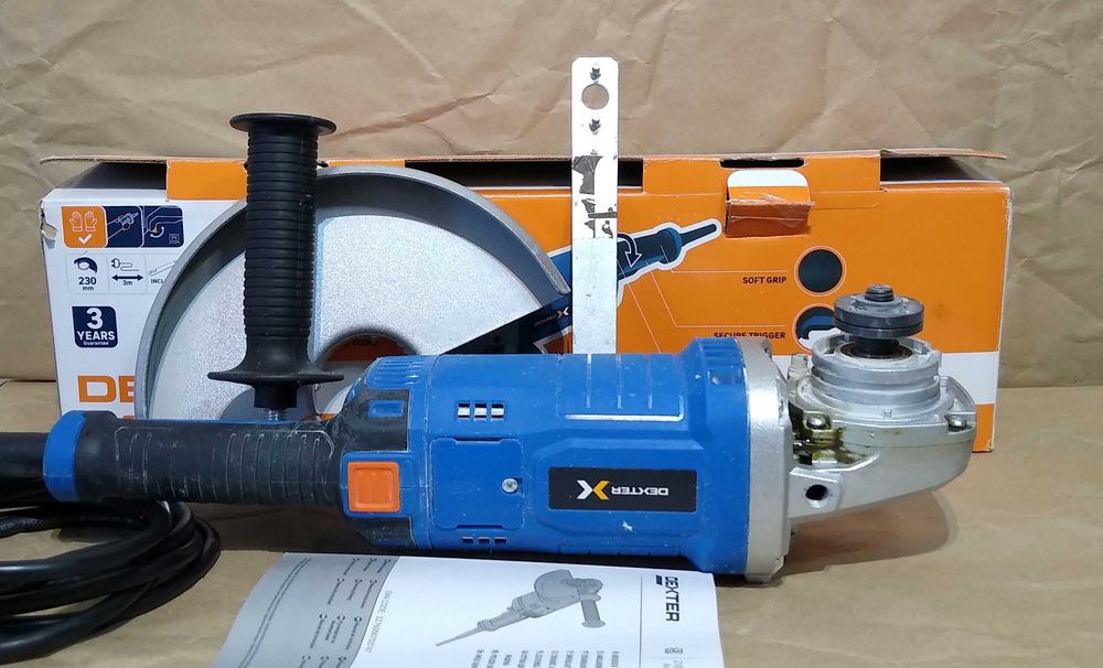 230 Болгарка угловая шлиф машина Dexter 2100