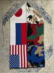 Szalik Gosha Rubchinskiy Flag Camo