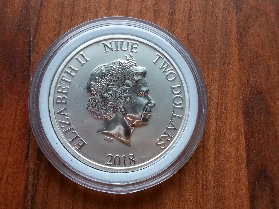 Moeda 1oz "90 Anos da Disney "