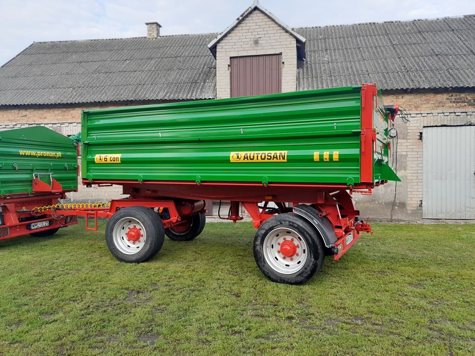 Przyczepa autosan d55 d47 d732 6t pronar