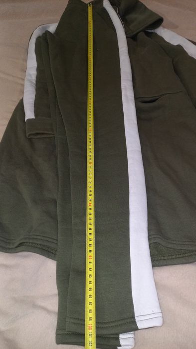 Демисезонний жін костюм на флісі, худі подовжене до колін, розмір М