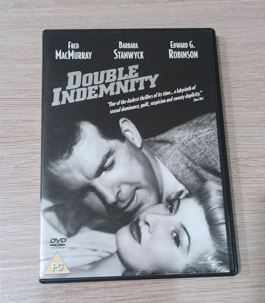 Колекційний  DVD-диск "Double Indemnity", "Подвійна страховка"