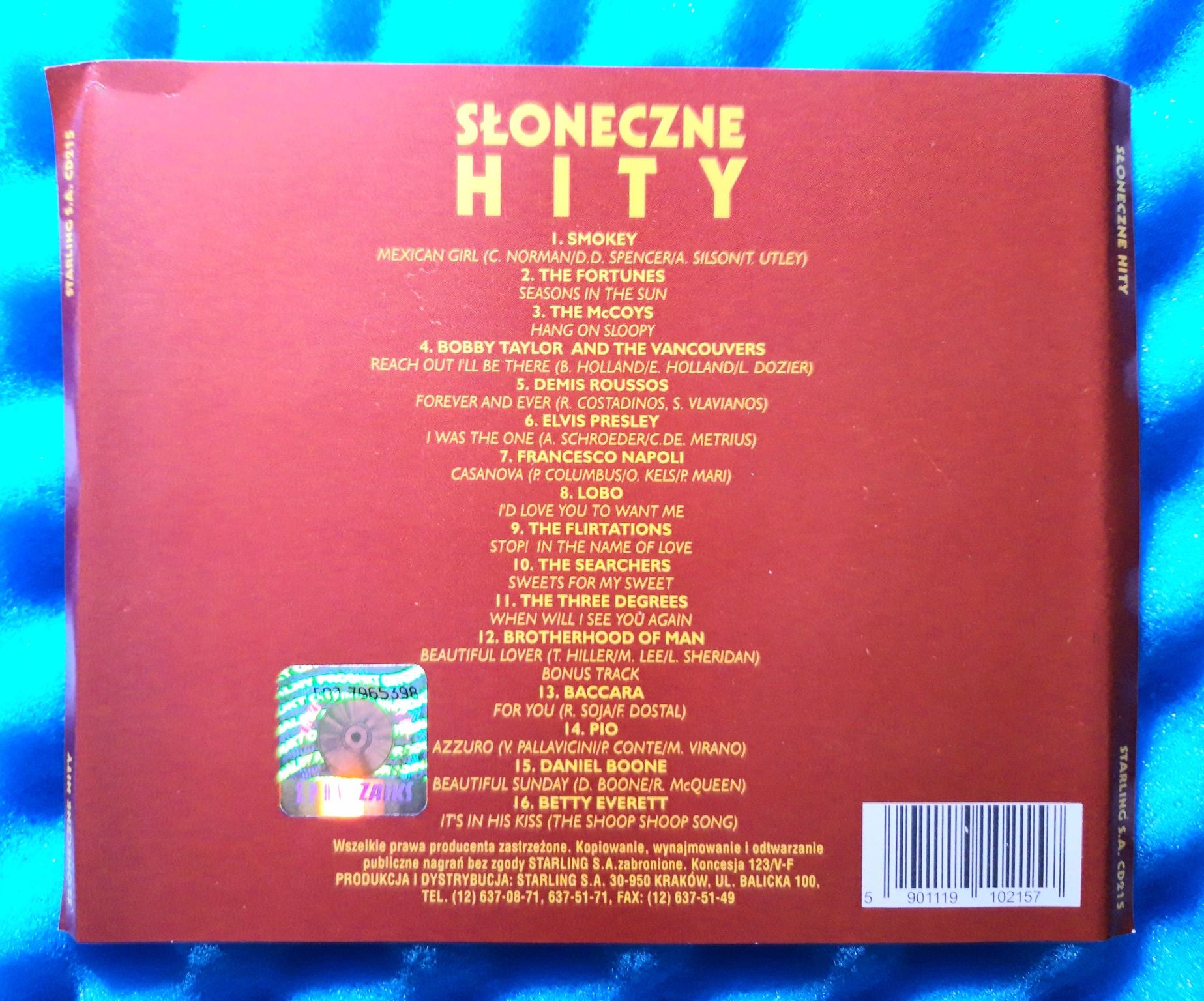 Słoneczne Hity (CD, 2003)