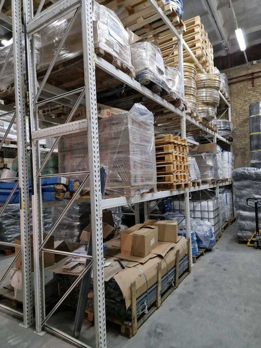 Паллетні стеллажи б/у, Складскі стеллажи, стеллажи б у, стелажи