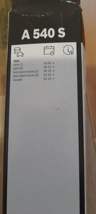 Wycieraczki samochodowe Bosch Aerotwin A 540 S.