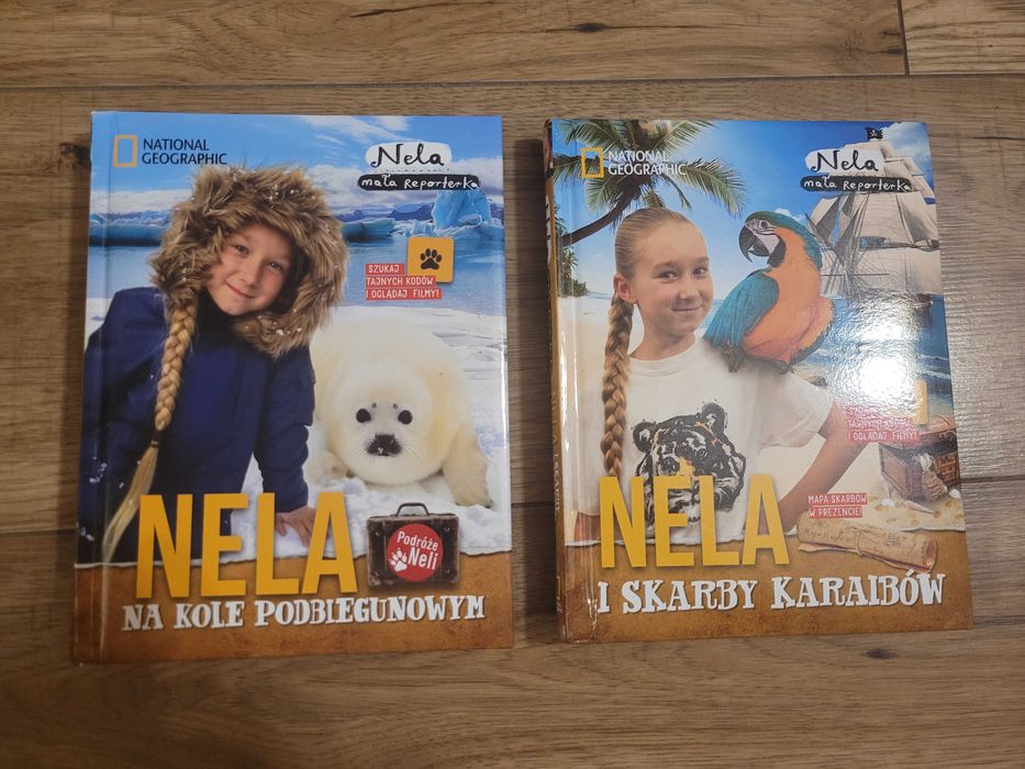 Dwie książki z serii o przygodach Neli