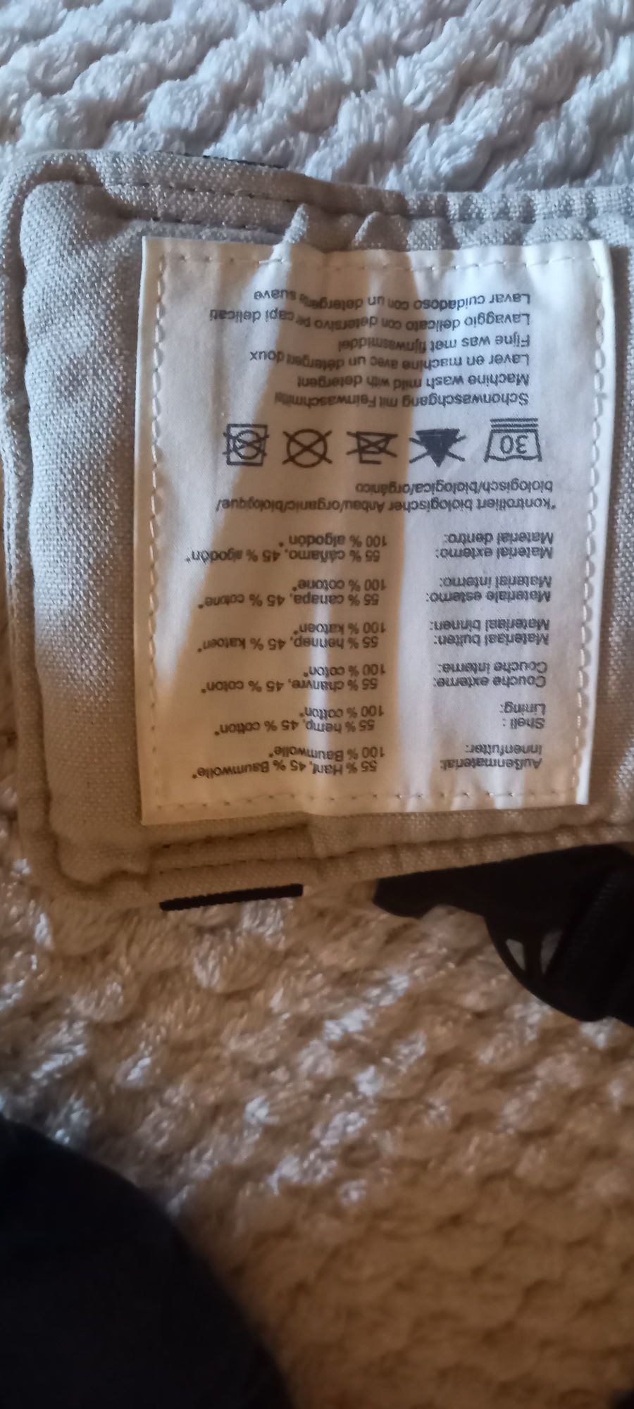 Manduca para bebé
