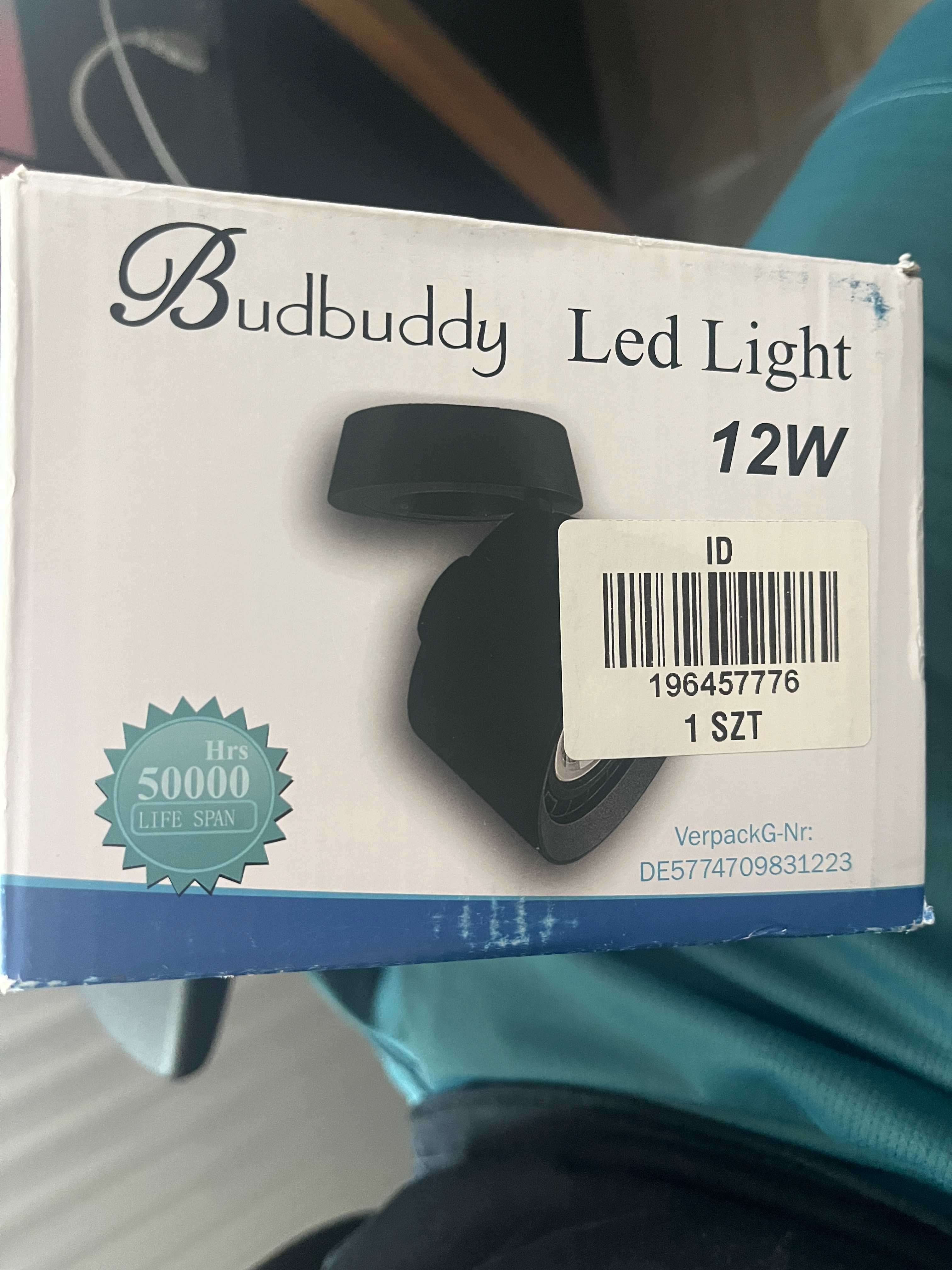 Budbuddy Lampa sufitowa LED, 12 W, regulowany kąt oświetlenia - NOWA!