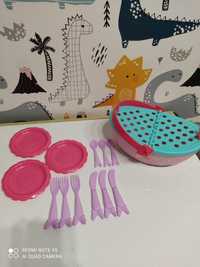 Zestaw piknikowy Myszka Minnie naczynia dla dzieci kuchnia