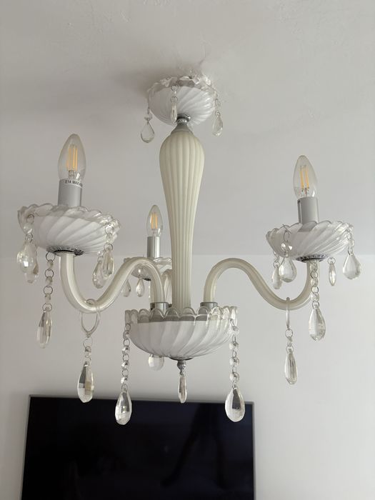 Szkkana lampa sufitowa