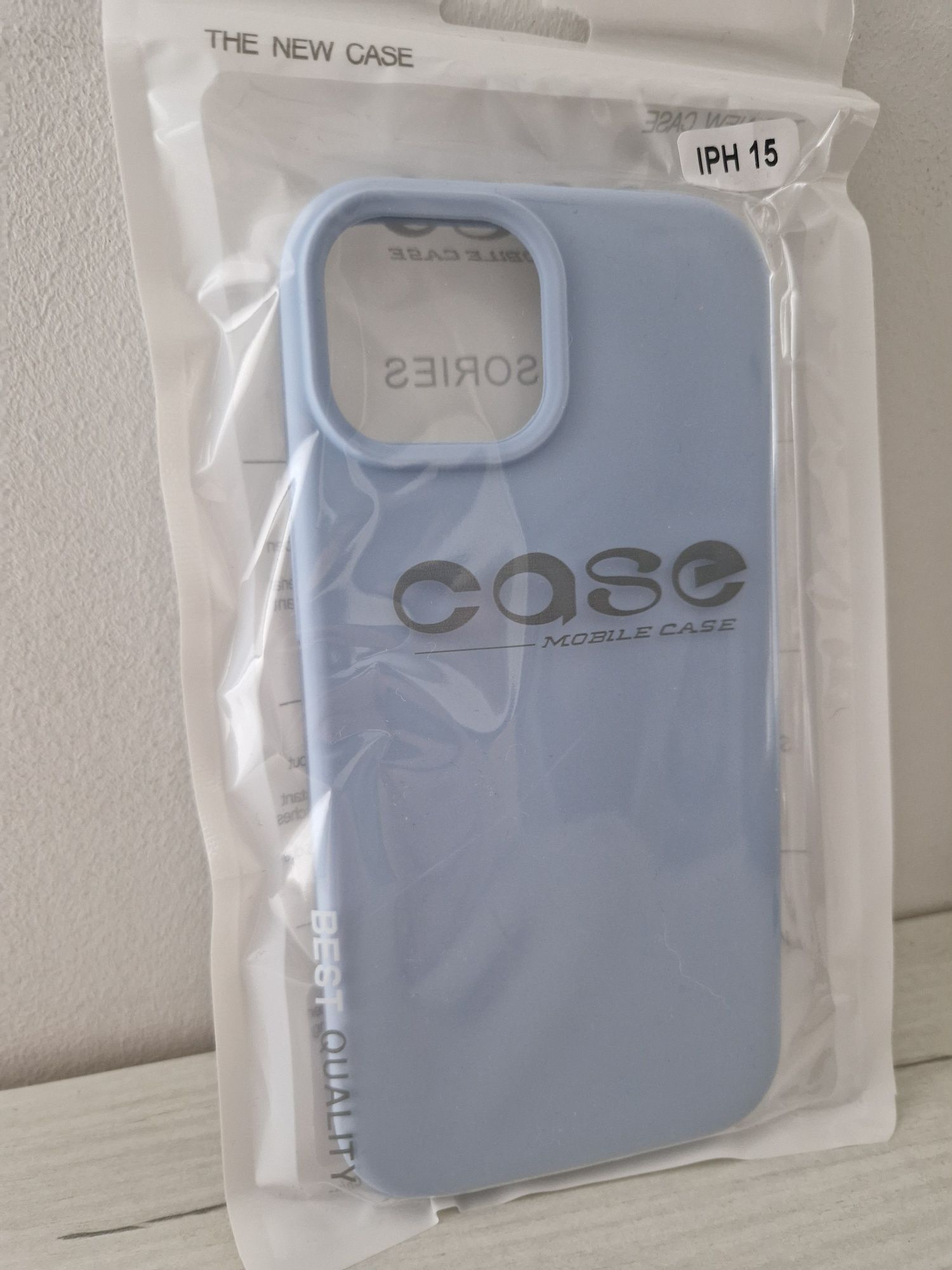 Silicone Lite Case do Iphone 15 jasnoniebieski