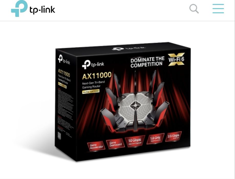 Router TP-Link Archer AX11000 Tri-Band Gigabit