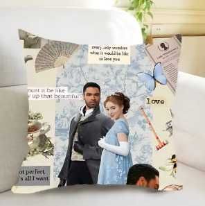 Capa de Almofada Luxo Bridgerton – Decoração Sofisticada