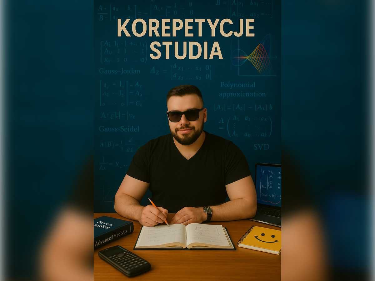 Korepetycje STUDIA ONLINE Matematyka Analiza Algebra Probabilistyka