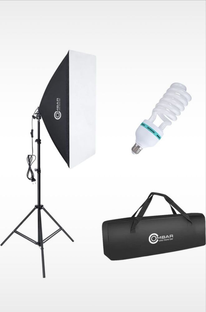 SoftBox Kit Iluminação 50x70
