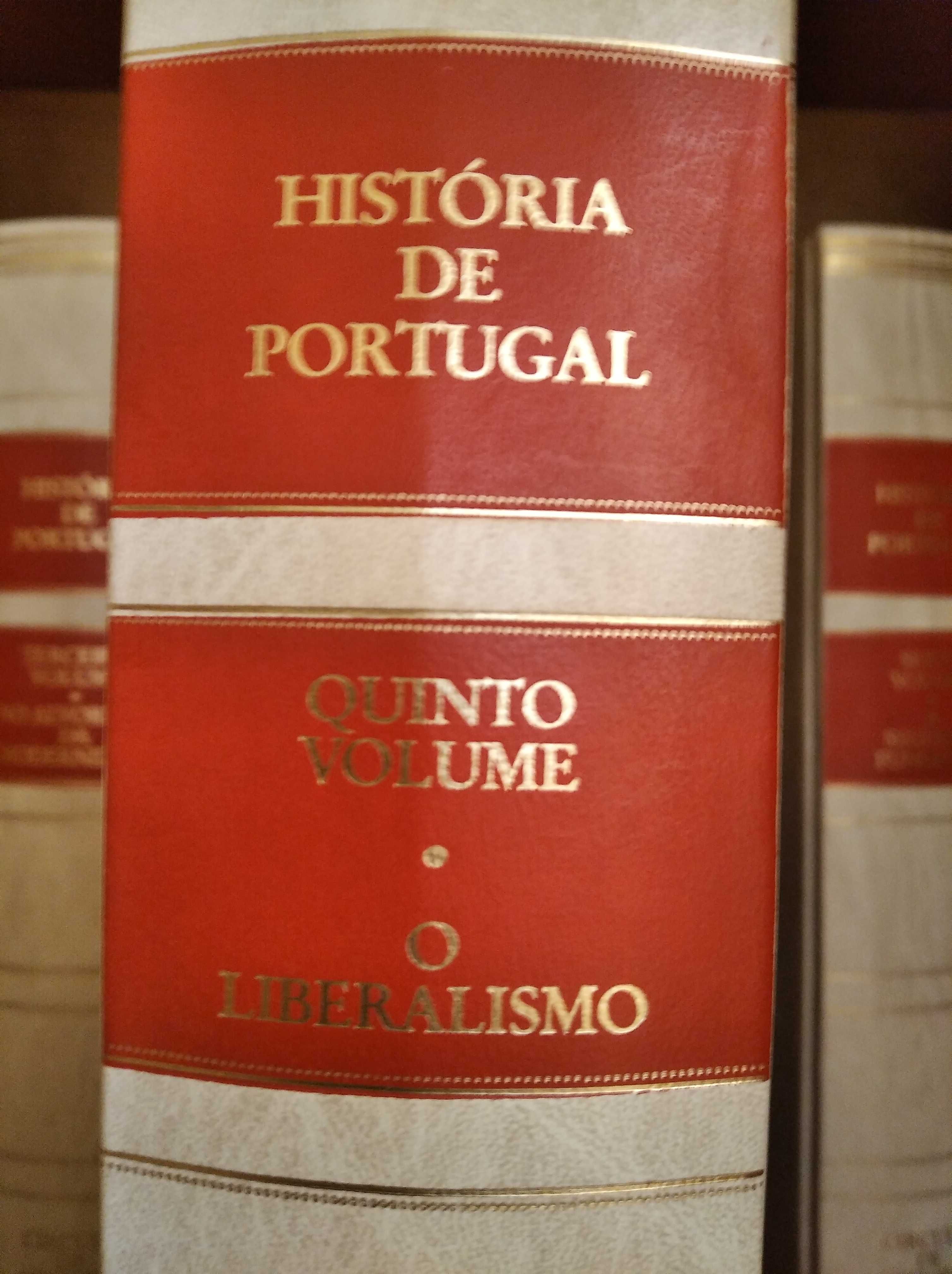 Coleção de 8 volumes de História de Portugal, uma coleção lindíssima
